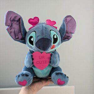 Disney Parks Stitch U R Cute Valentine's Day Plush (no tags)